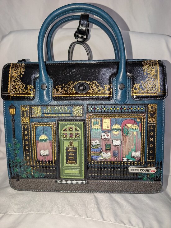 Vendula London Handbags - Vendula London, Between the Covers Bookbinders Harriet Backpack Vegan leather.